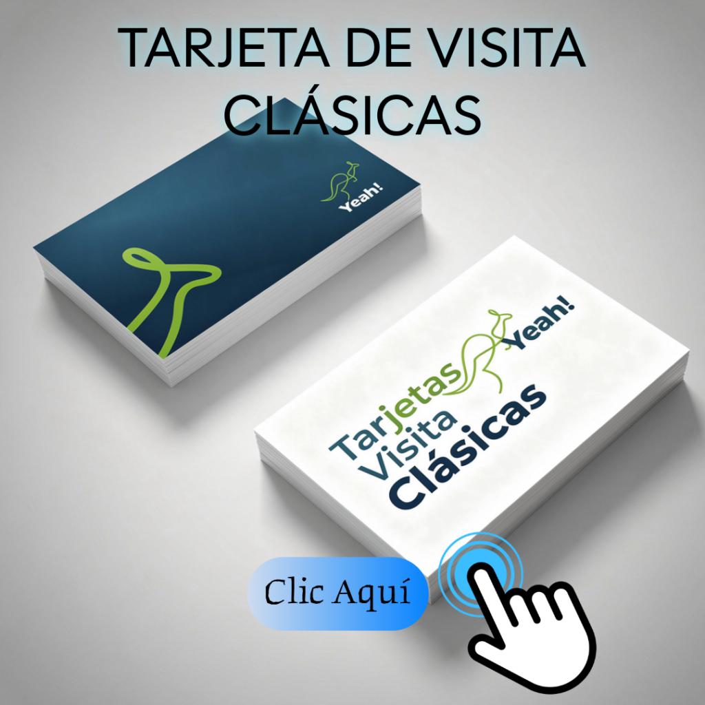 Tarjetas de visita clásica