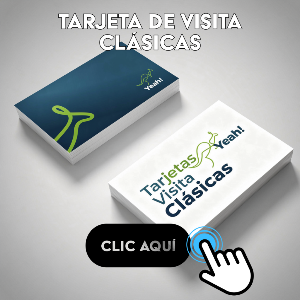 Tarjetas de visita clásica